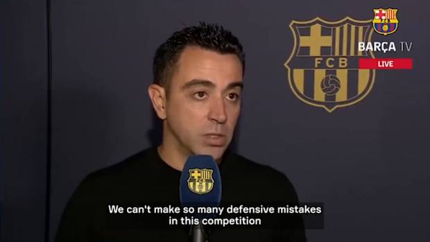Xavi: ‘The Champions League has been very cruel to us’